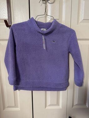Vineyard Vines Purple Sherpa Pullover size small